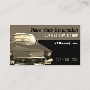 Carte De Visite Restauration automatique rétroactive   Boutique d