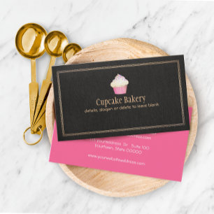 Carte De Visite Restauration Cupcake boulangerie pâtisserie Chef