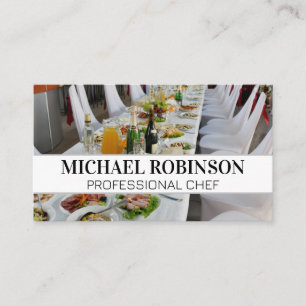 Carte De Visite Restauration de banquets   Culinaire