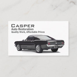 Carte De Visite Restauration des voitures