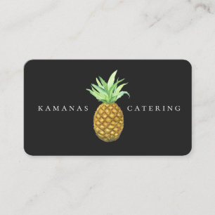 Carte De Visite Restauration d'île d'ananas