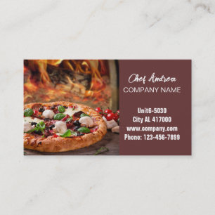 Carte De Visite Restauration service traiteur épicerie restaurant 