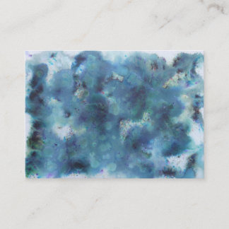 Carte De Visite Résumé bleu