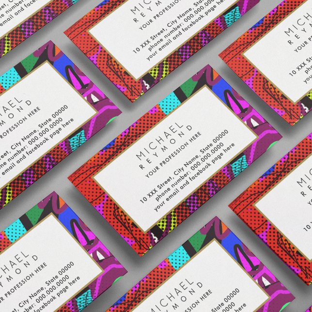 Carte De Visite Résumé moderne I abstrait (Créateur téléchargé)