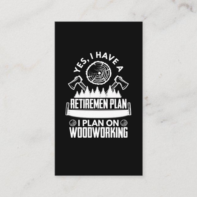 Carte De Visite Retired Craftsman Carpenter Father Woodworker (Devant)