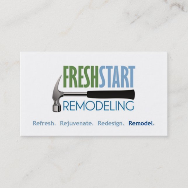 Carte De Visite Retouche de FreshStart (Devant)