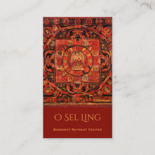 Carte De Visite Retraite bouddhiste Amogapasha Thangka