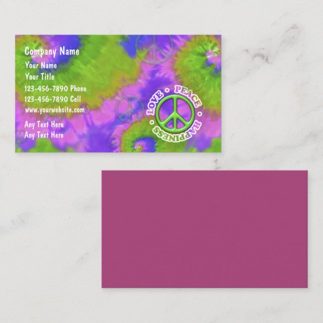 Carte de visite rétro (Devant / Derrière)