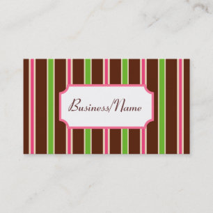 Carte de visite rétro à répartition