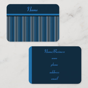Carte de visite rétro à répartition
