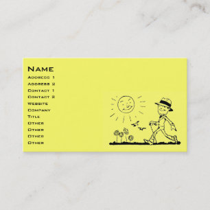 Carte De Visite Retro Businessman