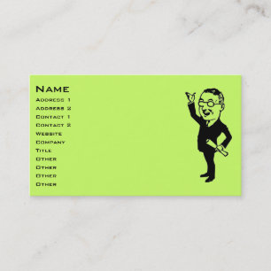 Carte De Visite Retro Businessman