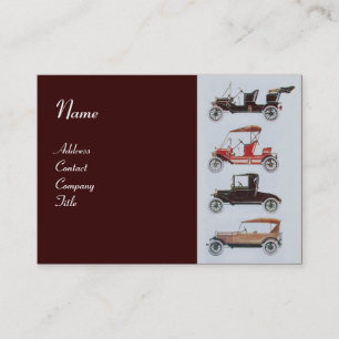 Carte De Visite RETRO CARS 2- Réparations automobiles, automobile