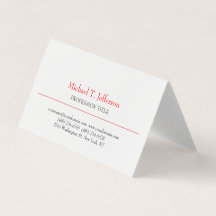 Retro classique élégant Plain simple rouge blanc