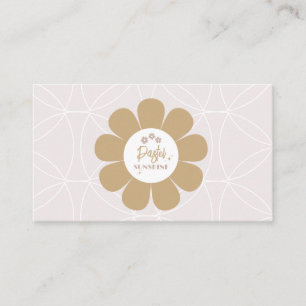 Carte De Visite Retro Elegant Blush Pink Business