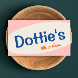 Carte De Visite Retro Mid Century 1950