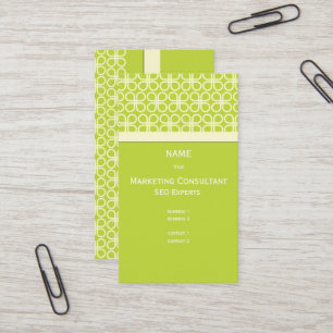Carte de visite rétro pour les designers/do-it-you