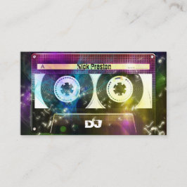 Carte De Visite Rétro professionnel frais de la cassette audio |