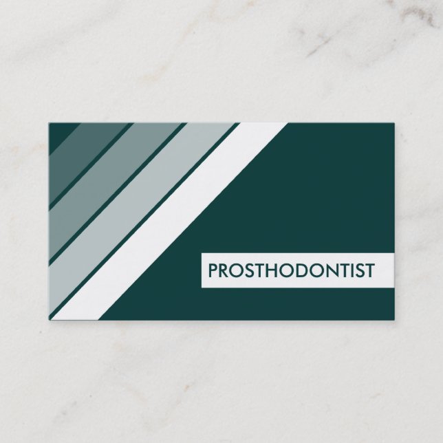 Carte De Visite RÉtro PROSTHODONTIST (Devant)