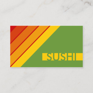 Carte De Visite rétro SUSHI