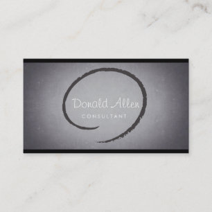 Carte De Visite Rétros courbes de professionnel d'ardoise de