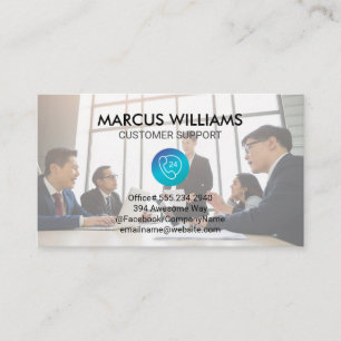 Carte De Visite Réunion d'affaires   Entreprise