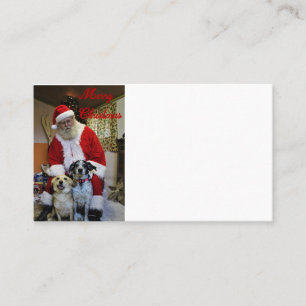 Carte De Visite Réunion Père Noël