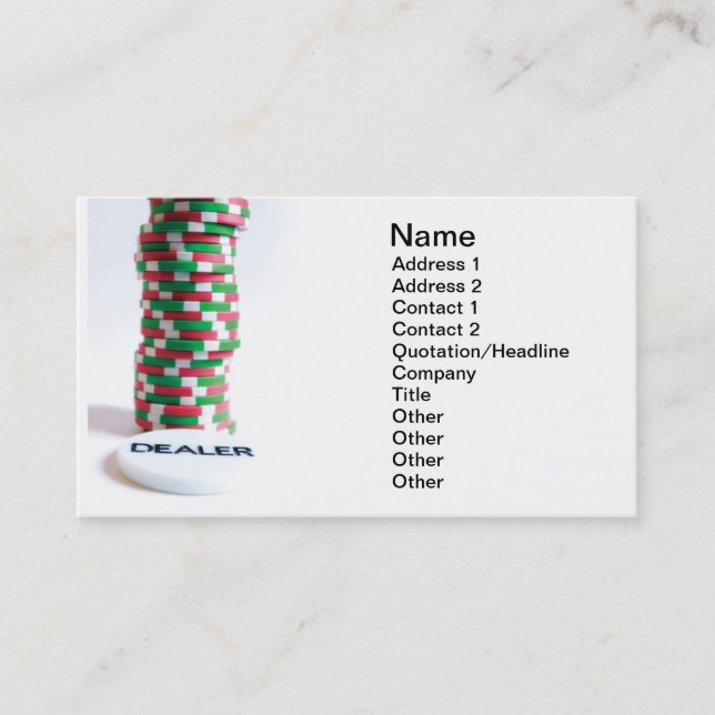 Carte De Visite Revendeur (Devant)