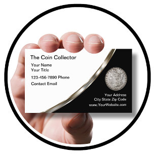 Carte De Visite Revendeur de pièces de monnaie numismatique