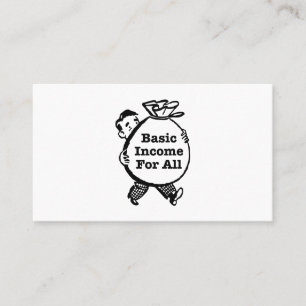 Carte De Visite Revenu de base pour tous