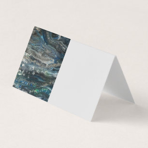 Carte De Visite Rêves de la peinture abstraite de l'océan