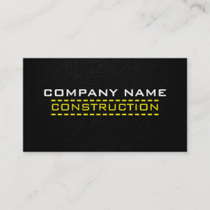 Carte De Visite Revêtement en cuir professionnel de construction