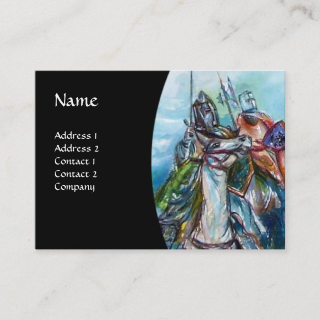 CARTE DE VISITE RIDERS DANS LA TEMPÊTE 6 (Devant)