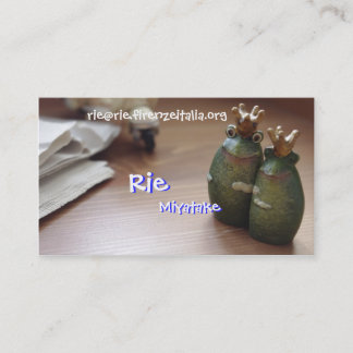 Carte De Visite Rie, Rie,...