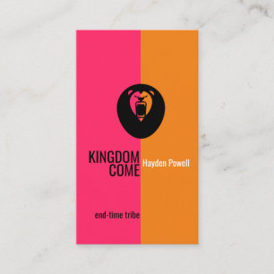 Carte De Visite Roaring Lion