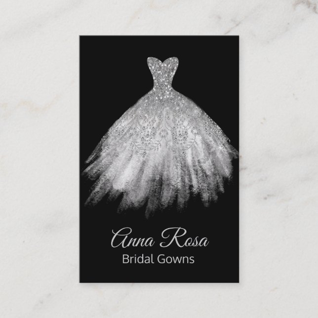 Carte De Visite *~* Robe de Mariage de l'événement Mariage de Gown (Devant)
