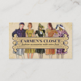 Carte De Visite robe de mode rétro modèle jupe jambes couture