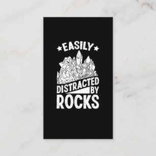 Carte De Visite Rock Collector Géologue Funny Géologie