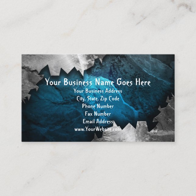 Carte De Visite Rock Rock and Silver Grunge Metal/Stone Music Band (Devant)