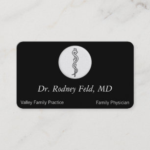 Carte De Visite Rod d'Asclepius [symbole médical]