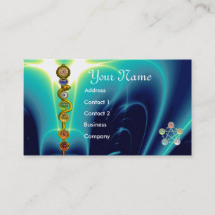 CARTE DE VISITE RODE D'ASCLEPIUS, 7 CHAKRAS, YOGA, ÉNERGIE SPIRITU