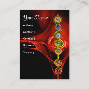 CARTE DE VISITE RODE D'ASCLEPIUS,7 CHAKRAS, YOGA, ÉNERGIE SPIRITUE