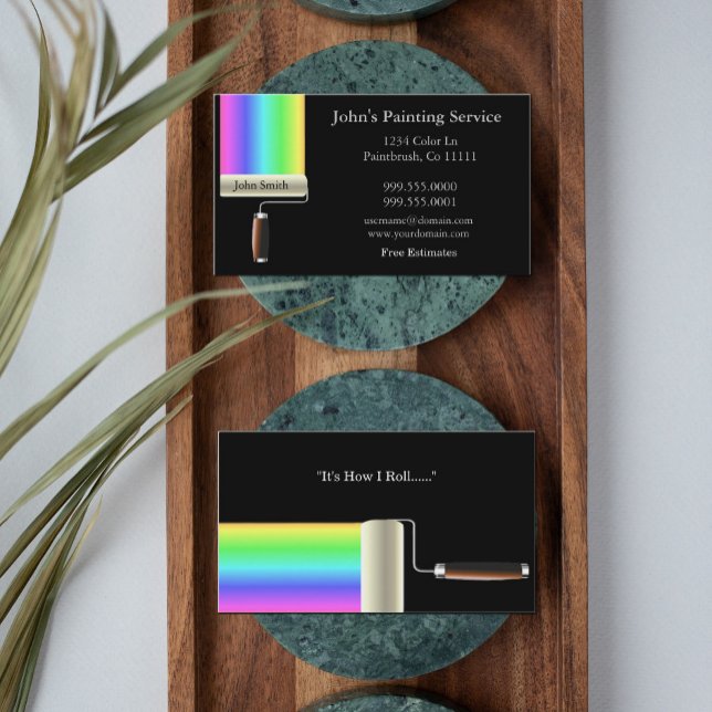 Carte de visite Rolling Painters (Créateur téléchargé)