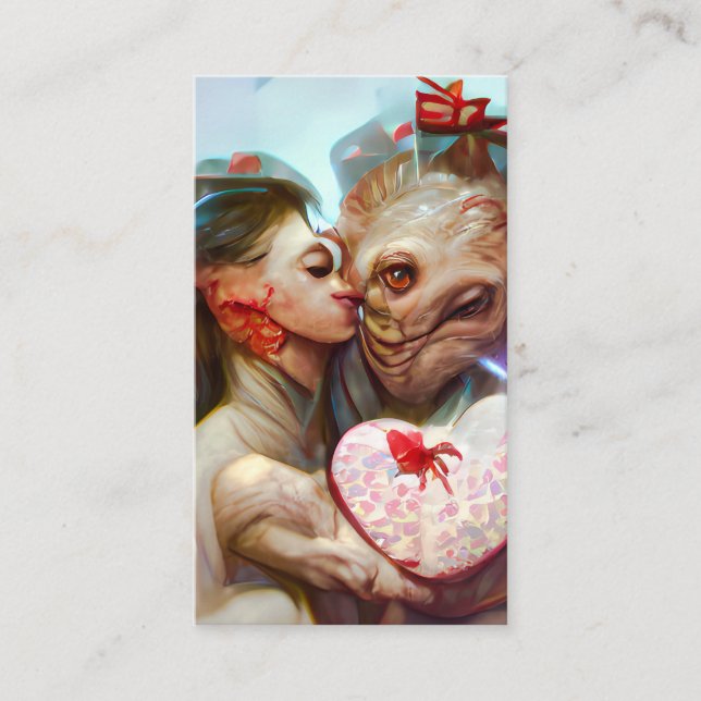 Carte De Visite Romance Alien lunatique (Devant)