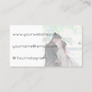 Carte De Visite Romance de Lotus : Amour Éternel en Hanfu