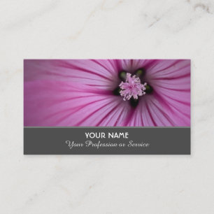 Carte De Visite Romance fleurie pour jardiniers et fleuristes