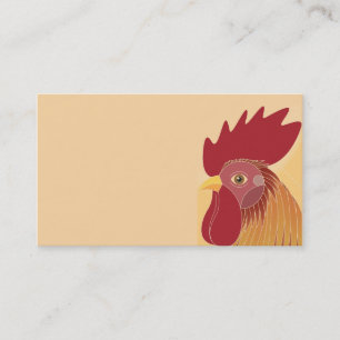 Carte De Visite Rooster