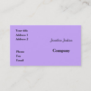 Carte De Visite Rose