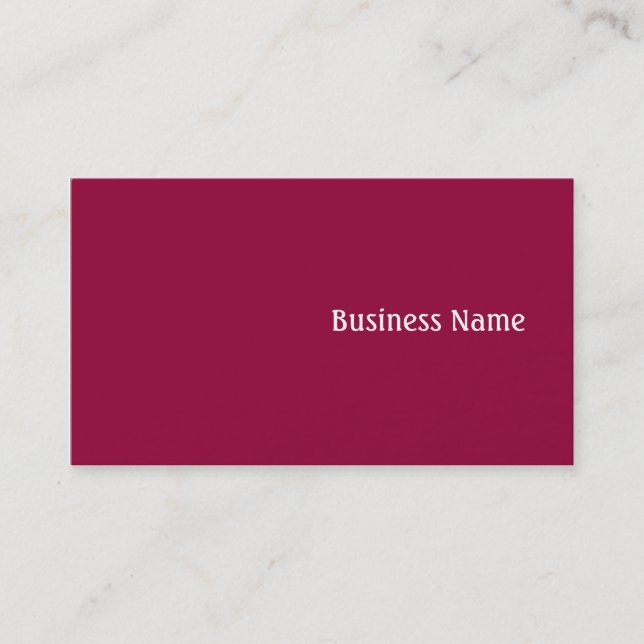 Carte De Visite rose (Devant)