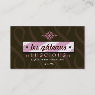 Carte De Visite ROSE 311-LUSCIOUS et CHOCOLAT